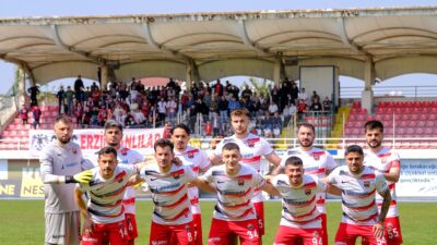 TFF 2. Lig Kırmızı Grup 32. hafta mücadelesinde Anagold 24Erzincanspor,