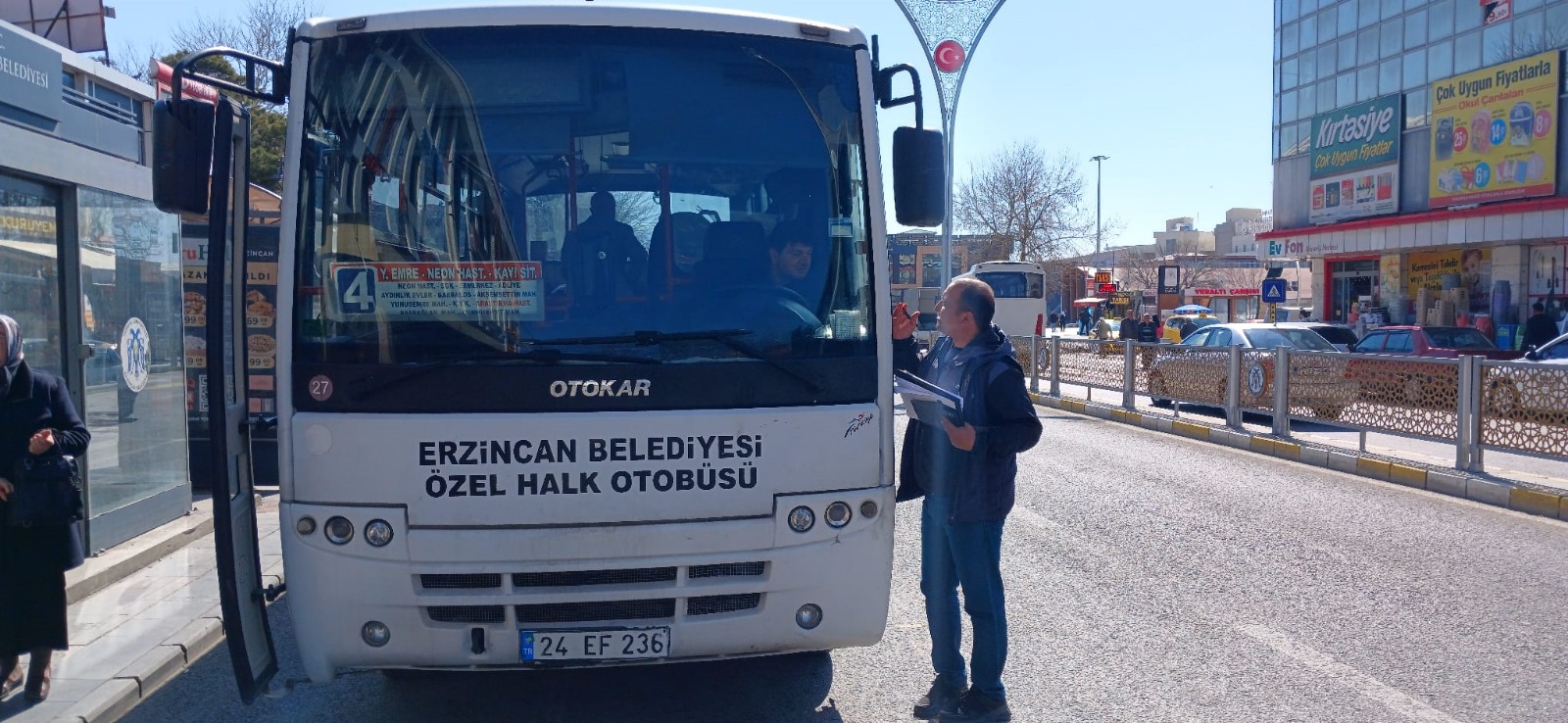 Erzincan Belediyesi Zabıta Müdürlüğü Ulaşım Birimi, şehir içi toplu taşıma