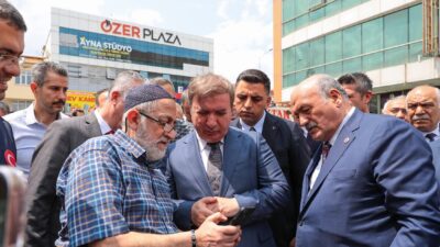 Erzincan’ın en yoğun bölgelerinden biri olan Buğday Meydanı’nda çıkan yangının