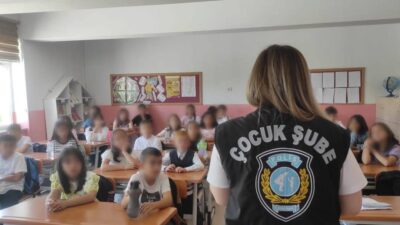 Erzincan İl Emniyet Müdürlüğü Çocuk Şube Müdürlüğü koordinesinde yürütülen bilgilendirme