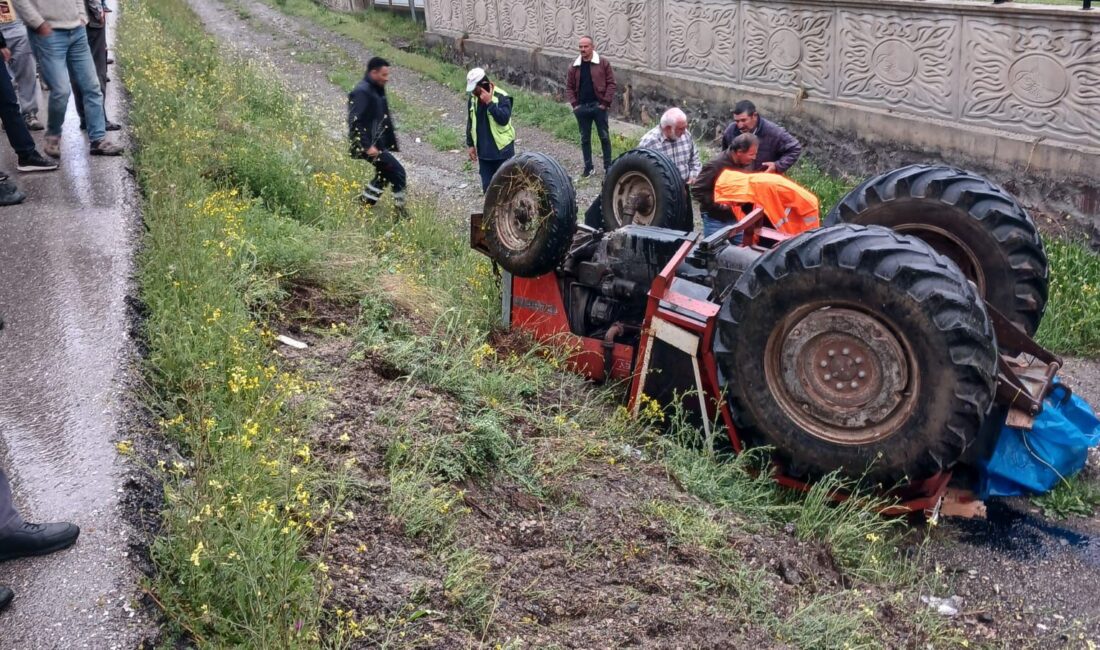 Erzincan’ın Yanlızbağ Mahallesi’nde sabah saatlerinde meydana gelen traktör kazasında bir