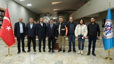 Erzincan’da faaliyet gösteren Erzincan Güncel ve Erzincan Birlik Gazetesi yöneticileri,