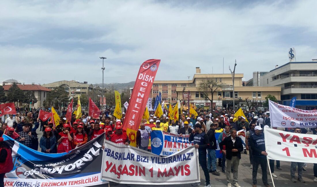 Erzincan’da 1 Mayıs İşçi ve Emekçiler Bayramı’nı sendikalar, sivil toplum
