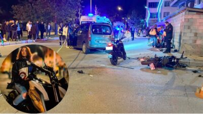 Erzincan’da hafif ticari araç ile motosikletin çarpışması sonucu iki genç