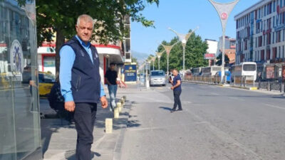 Erzincan Belediyesi Zabıta ekipleri, Yükseköğretim Kurumları Sınavı’nın (YKS) ilk oturumunda