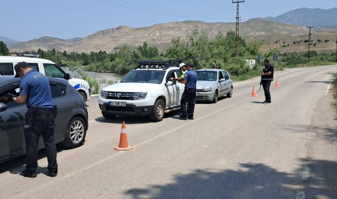Erzincan İl Emniyet Müdürlüğü tarafından kent genelinde aranan şahıslara yönelik