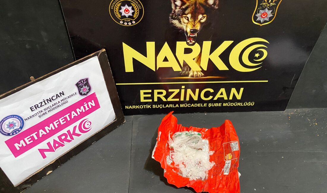 Erzincan İl Emniyet Müdürlüğü, uyuşturucu ile mücadelede kararlılığını sürdürüyor. Narkotik