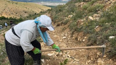 Erzincan’ın yemyeşil dağlarında hayat bulan fidanların ardında, görünmeyen ama büyük