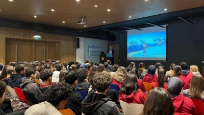 Erzincan Lisesi dünya çapında ünlü bir Türk bilim insanını ağırladı.7.