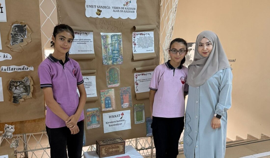 İliç İbrahim Çeçen İmam Hatip ortaokulu öğrencileri örnek bir çalışmaya