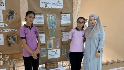 İliç İbrahim Çeçen İmam Hatip ortaokulu öğrencileri örnek bir çalışmaya