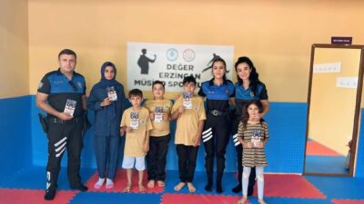 Erzincan İl Emniyet Müdürlüğü Toplum Destekli Polislik Şube Müdürlüğü ekipleri,