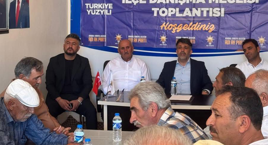 AK Parti Erzincan İl Başkanlığı, ilçe teşkilatlarıyla saha çalışmalarını değerlendirmek,