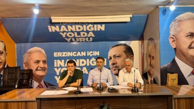AK Parti Erzincan İl Yönetim ve Yürütme Kurulu, düzenlenen toplantıda