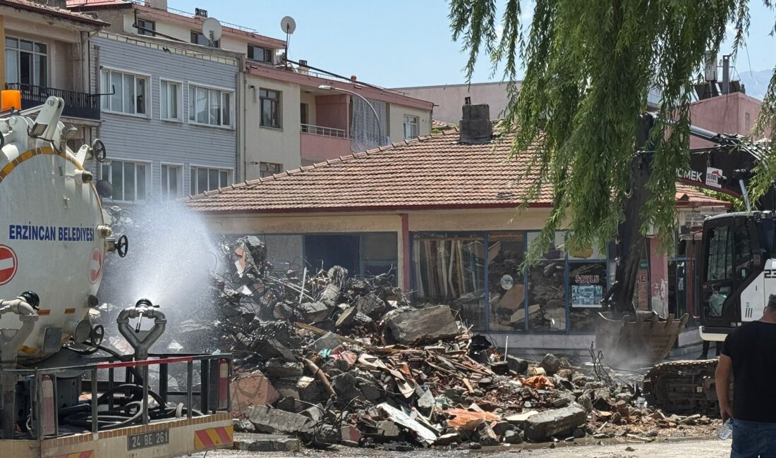Erzincan şehir merkezinde uzun süredir gündemde olan ve vatandaşlar tarafından