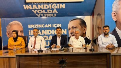AK Parti Erzincan İl Teşkilatı, parti çalışmalarını değerlendirmek, yeni dönem