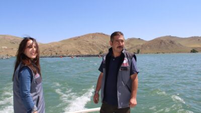 Erzincan’ın Tercan ilçesinde bulunan Tercan Baraj Gölü, tarımsal sulama ve