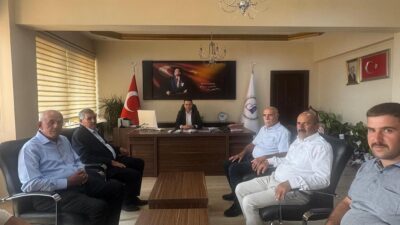 Üzümlü Belediye Başkanı Lütfi Yakut, ilçeye yeni atanan ve görevine