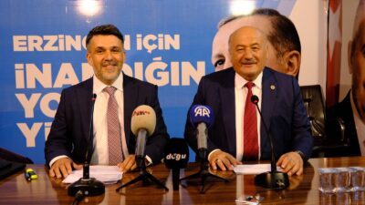 Ak Parti Erzincan Milletvekili Süleyman Karaman ve İl Başkanı Alpay
