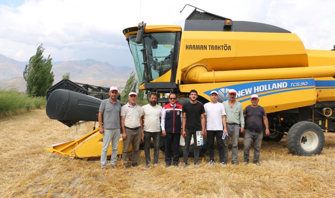Erzincan’da buğday hasadının sonuna yaklaşılırken, İl Tarım ve Orman Müdürlüğü