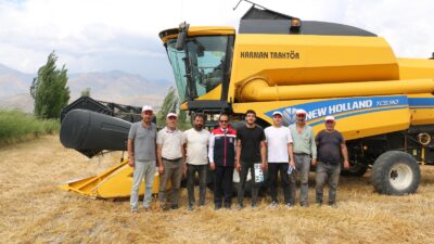Erzincan’da buğday hasadının sonuna yaklaşılırken, İl Tarım ve Orman Müdürlüğü