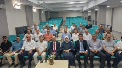 2025-2026 eğitim öğretim yılı öncesi, il genelindeki eğitim kurumlarının yöneticilerini