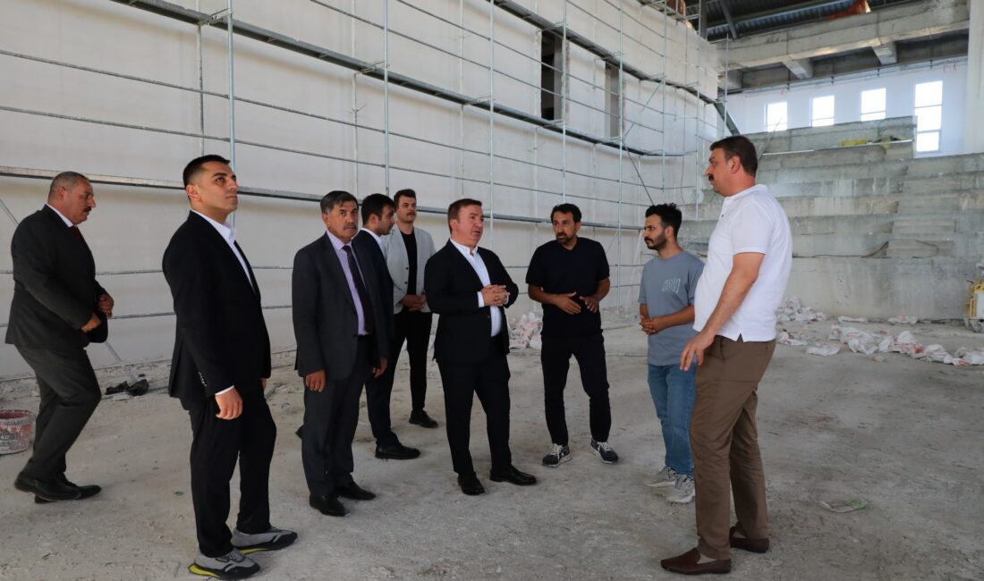 Erzincan’da spor altyapısına önemli katkı sağlayacak kapalı spor salonunun yapımı