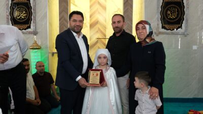 Erzincan’da Hafız Mehmet Aydın Camii, çocuklara yönelik düzenlenen özel bir