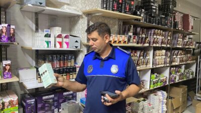 Erzincan genelinde kozmetik ürünlerinin satışa sunulduğu işletmelere yönelik denetimler gerçekleştirildi.