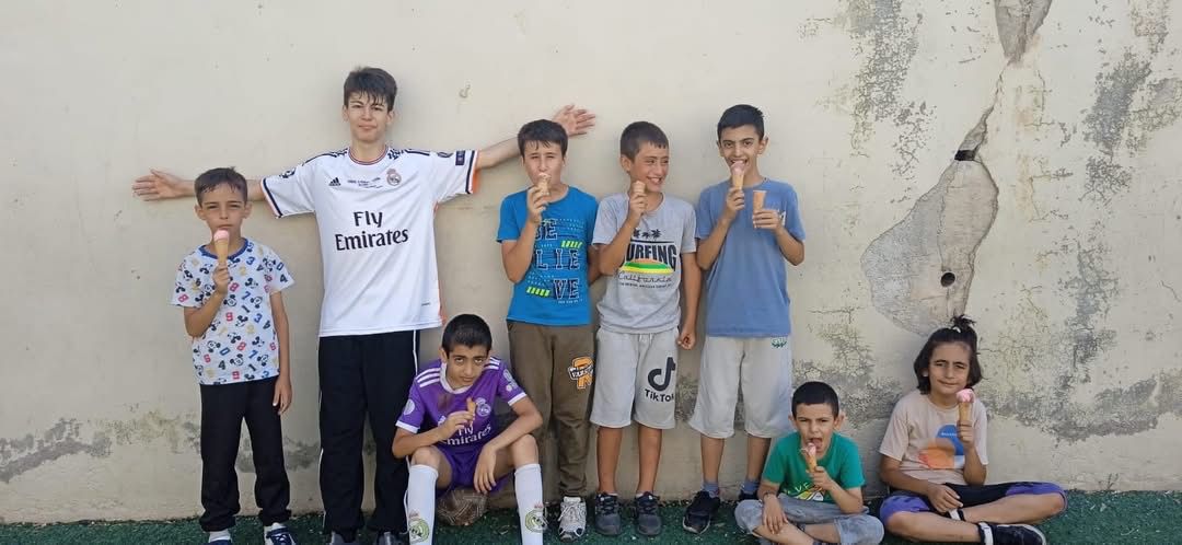 Erzincan’ın İliç ilçesinde Yaz Kur’an Kursu öğrencileri, sıcak yaz günlerinde