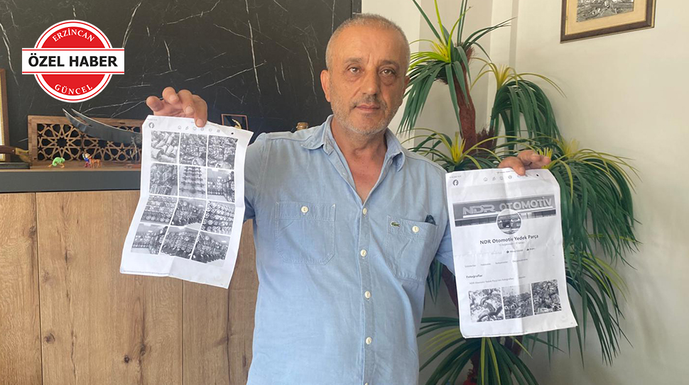 Muhammed Enes SEVİLİR Erzincan Sanayi Sitesi’nde yaklaşık sekiz yıldır oto
