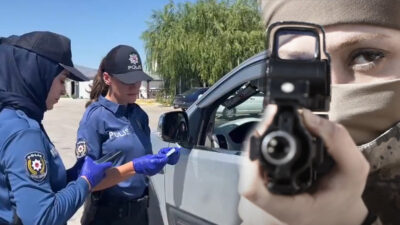 Erzincan Emniyet Müdürlüğü, sosyal medyada paylaştığı videoyla kadın polislerin sahadaki