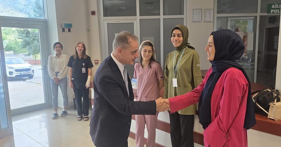 Erzincan İl Sağlık Müdürü Dr. Cihan Tekin, Kemah İlçe Devlet