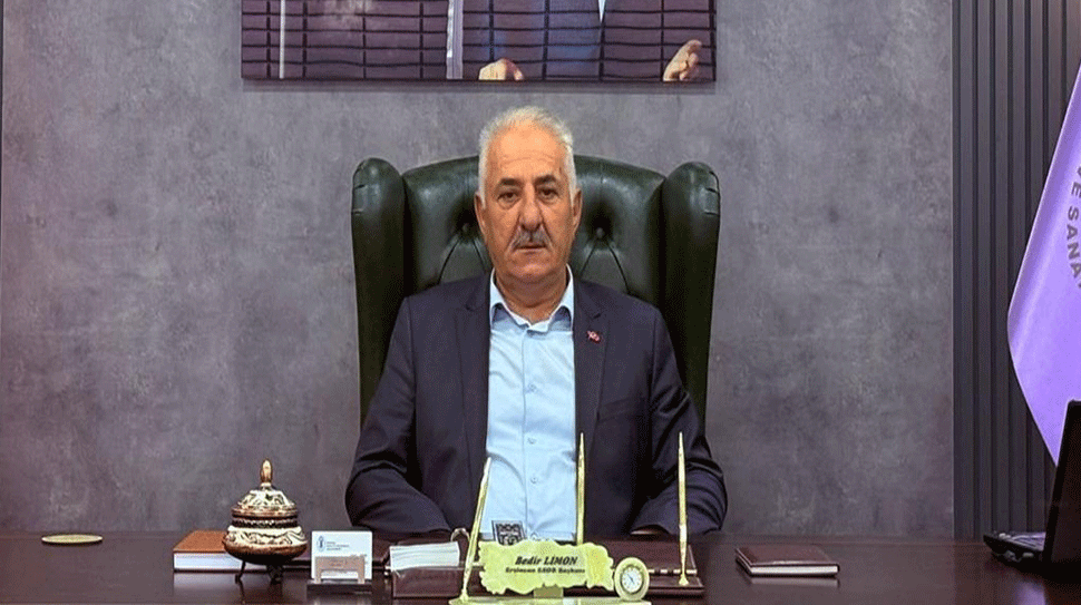 Erzincan Esnaf ve Sanatkârlar Odaları Birliği Başkanı Bedir Limon, son