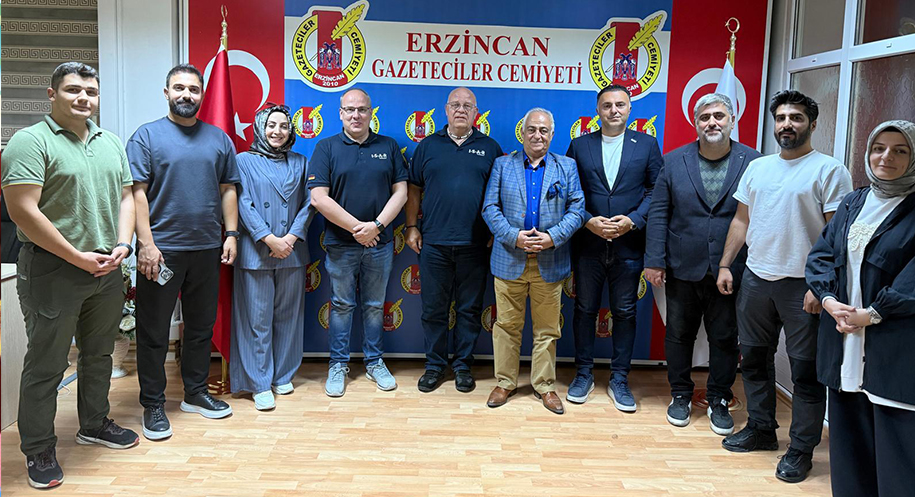 Haber: Muhammed Enes Sevilir Erzincan Gazeteciler Cemiyeti’nin koordinasyonunda Almanya merkezli
