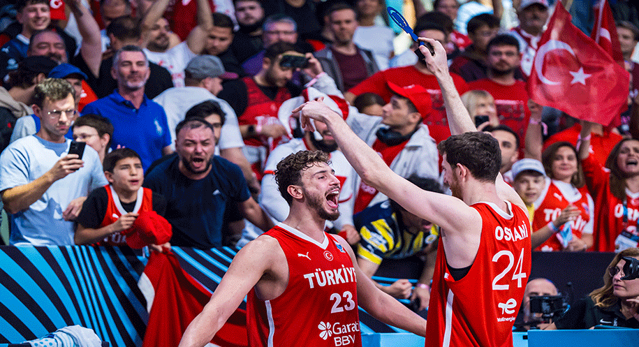  Türkiye A Milli Erkek Basketbol Takımı, EuroBasket 2025 yarı finalinde