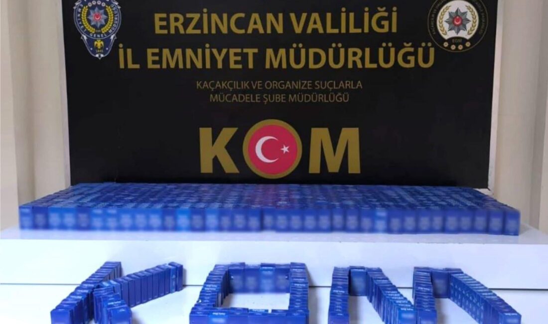 Haber: Muhammed Enes Sevilir Erzincan’da polis ekiplerinin düzenlediği kaçakçılık operasyonunda,