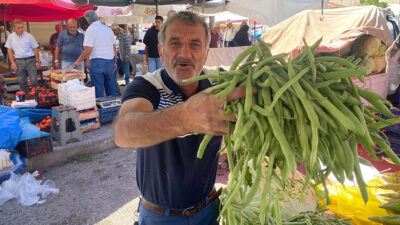 Haber: Muhammed Enes Sevilir Erzincan’da Çayırlı Harmantepe’de yetişen taze fasulye