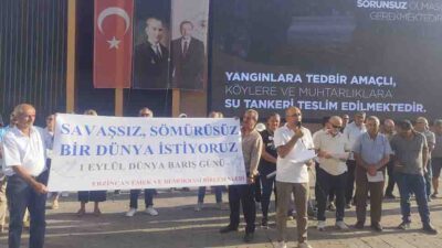 1 Eylül Dünya Barış Günü dolayısıyla Erzincan Emek ve Demokrasi