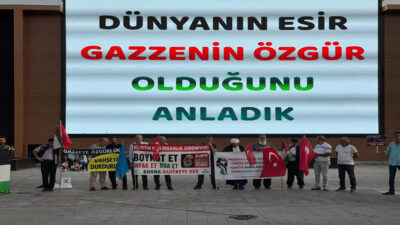 Gazze’de iki yıldır süren abluka ve soykırıma dikkat çekmek için