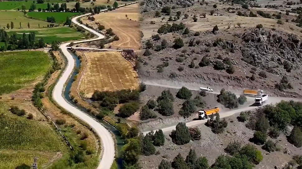 Haber: Muhammed Enes SEVİLİR Erzincan’da köy yollarının ulaşım altyapısını güçlendirmek