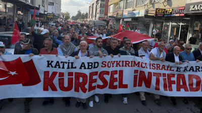 Haber: Muhammed Enes Sevilir Erzincan’da yüzlerce vatandaş, İsrail’in Gazze’ye yönelik