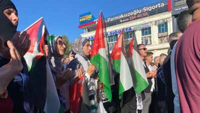 Erzincan’daki sivil toplum kuruluşları, Filistin’in özgürlüğüne destek vermek amacıyla yürüyüş