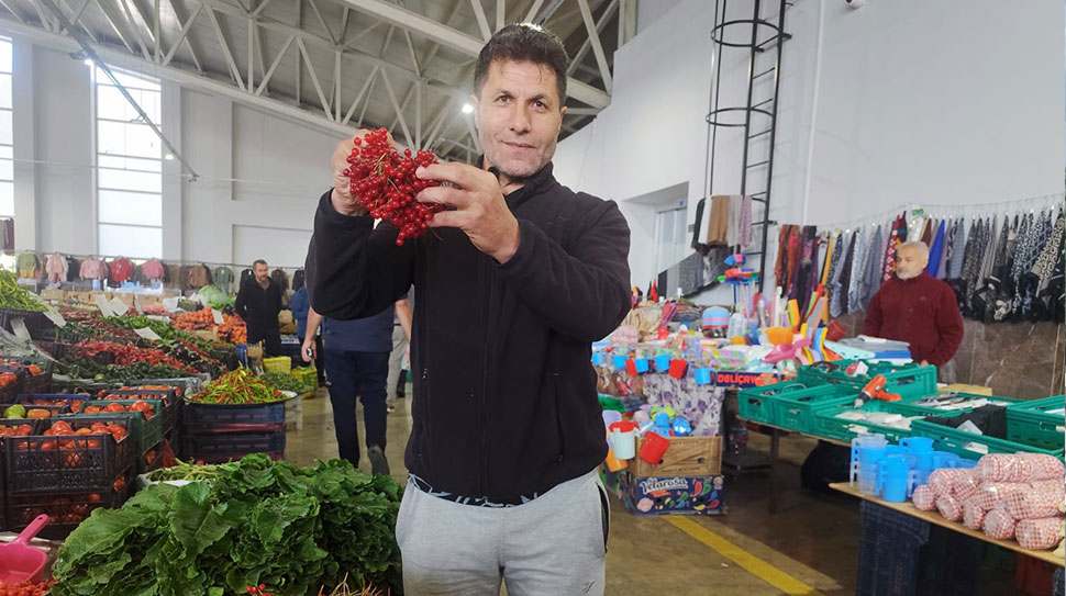 Erzincan Cumartesi Pazarı’nda bu hafta girebolu meyvesi vatandaşlarla buluştu. Pazarcı