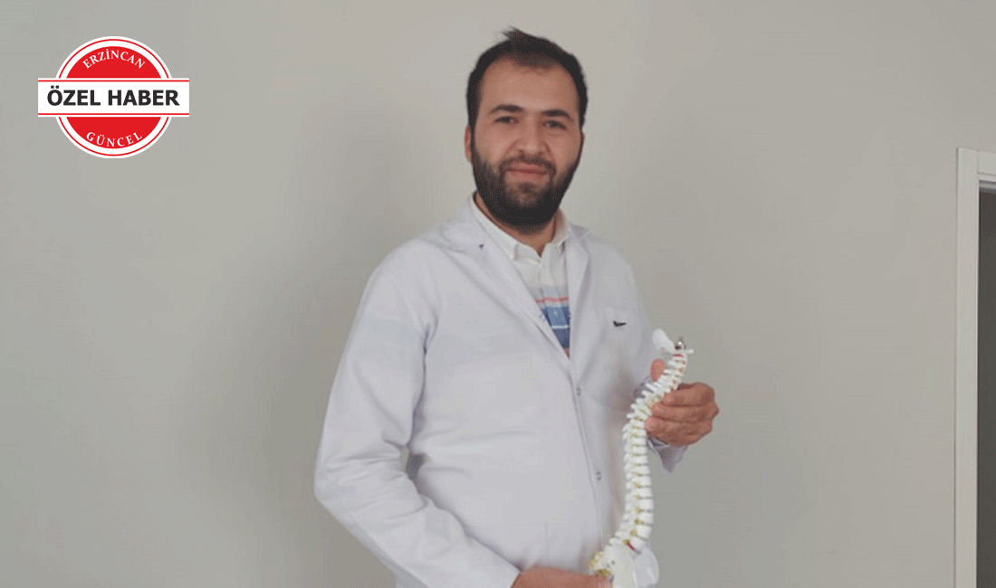 Fizyoterapist Onurcan Cuda, modern yaşamın getirdiği stres ve hareketsizliğin kamburluğu