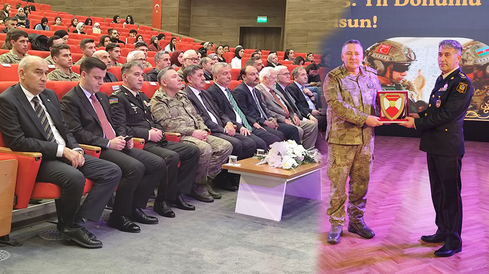 Erzincan Binali Yıldırım Üniversitesi’nde düzenlenen “Karabağ’da 44 Gün: Türk Birliği