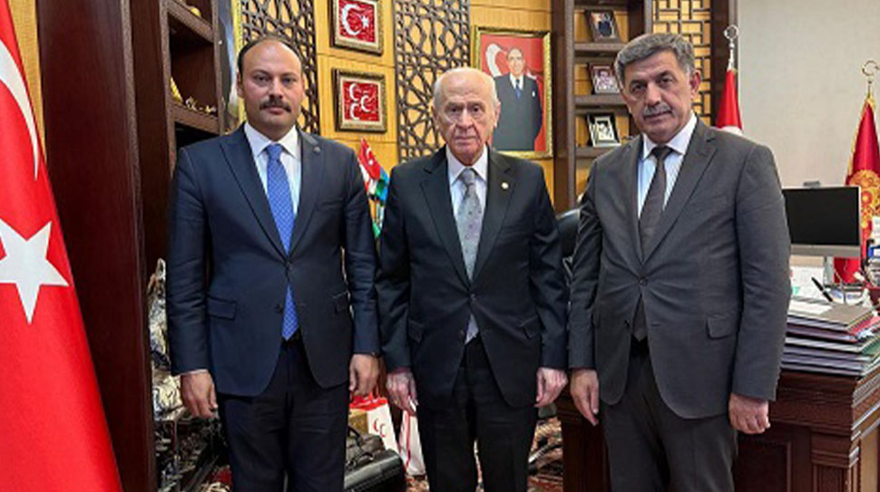 MHP Genel Başkanı Devlet Bahçeli, Erzincan Belediye Başkanı Bekir Aksun