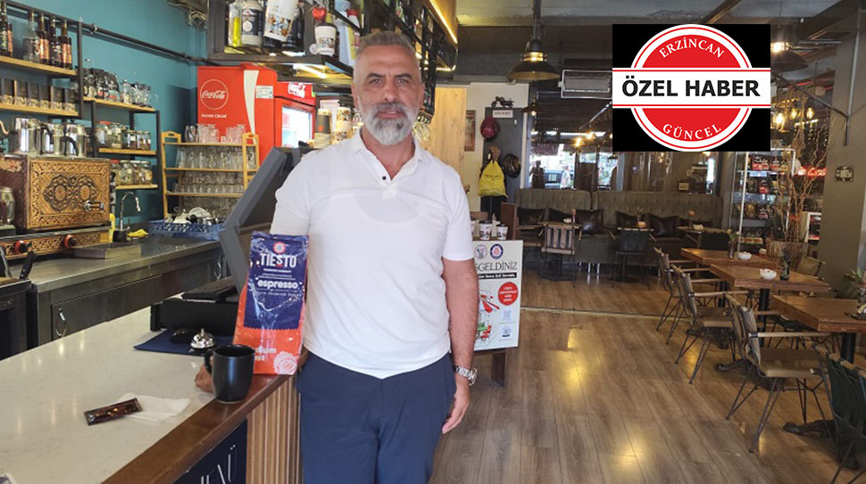2019 yılında başlayan hayaliyle kahve sektörüne yönelen Erzincanlı girişimci Murat