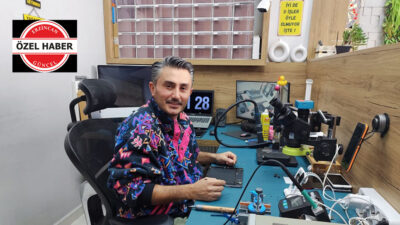 Teknik servis Aydın Köker, kayıt dışı telefonların IMEI’siz olduğunu, servis