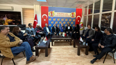 Haber: Muhammed Enes SEVİLİR Ödül töreni öncesi Erzincan Gazeteciler Cemiyetini